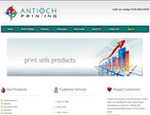 Tablet Screenshot of antiochprinting.com